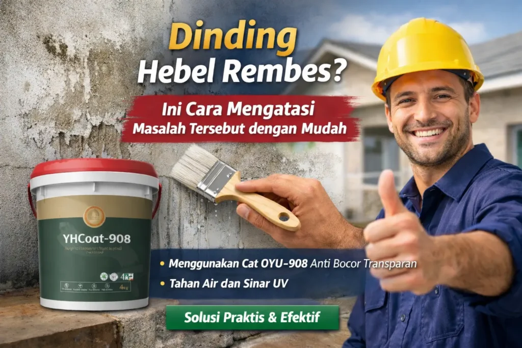 Cara mengatasi dinding hebel rembes