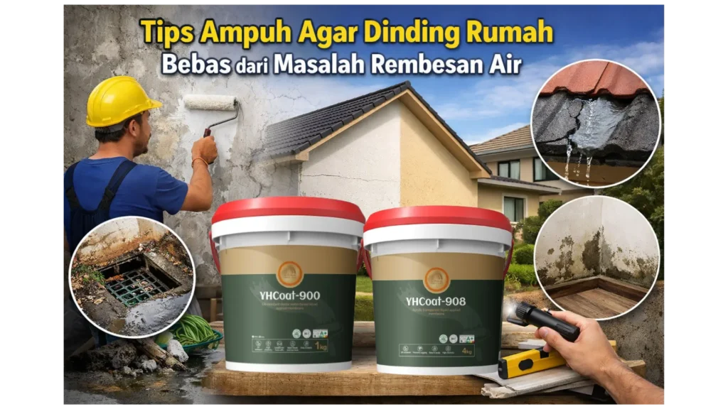 Tips Dinding Bebas Rembes Air