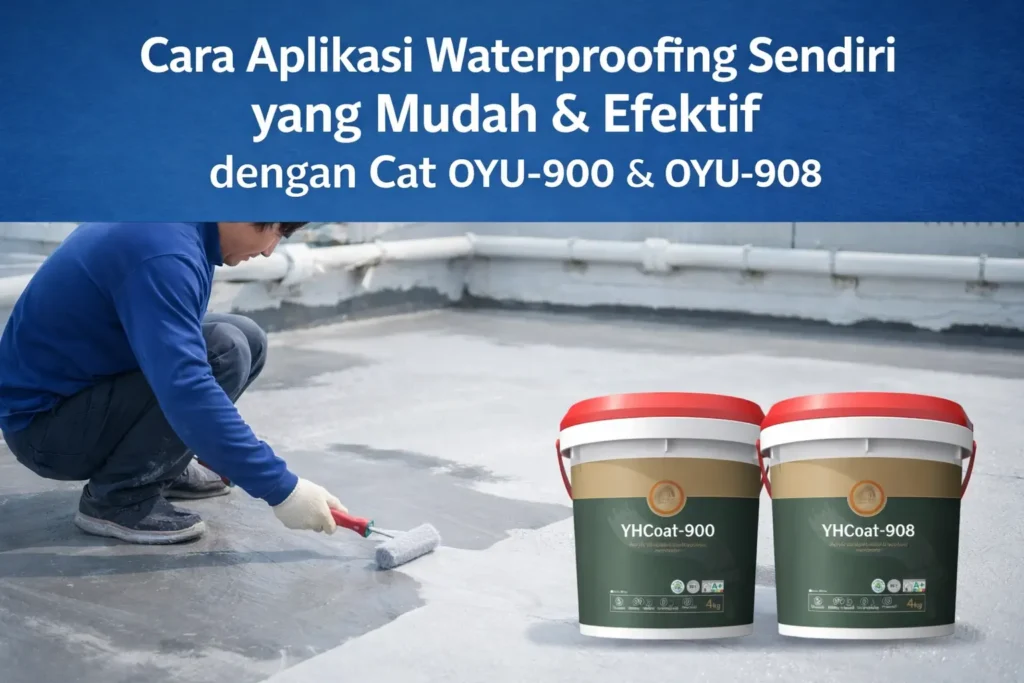 Cara aplikasi waterproofing sendiri