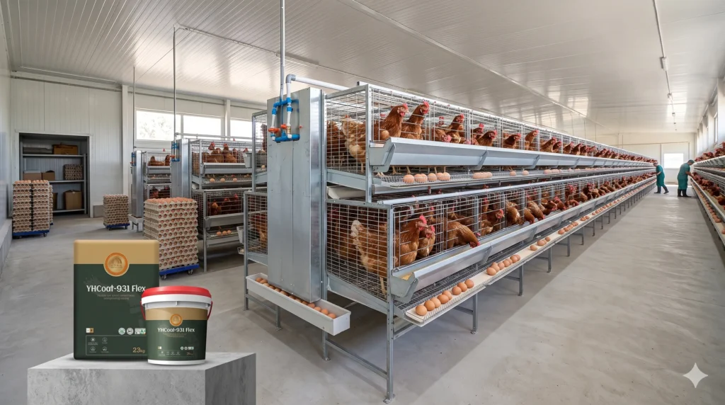 waterproofing kandang ayam petelur